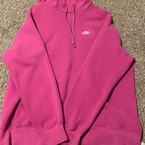 Pinkish Nike hoodie